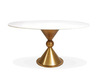 Стол обеденный белый Caracas Dining Table — фото 11