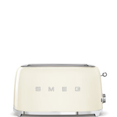 Тостер Smeg TSF02CREU, 2 отделения, функция подогрева, цвет кремовый Тостер Smeg TSF02CREU, 2 отделения, функция подогрева, цвет кремовый
