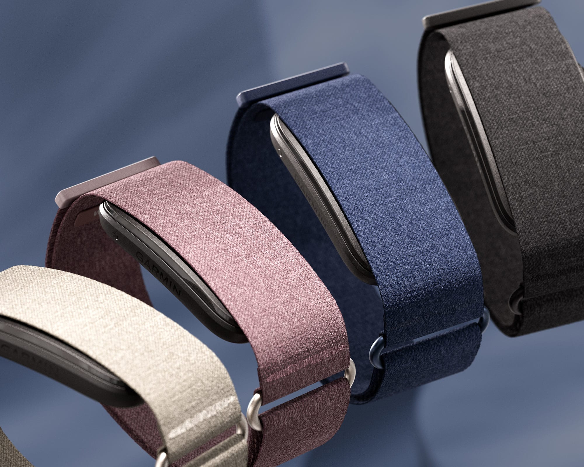 Цвета Garmin CIRQA Black French Gray Mauve Captain Blue