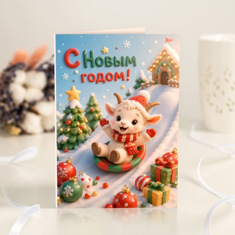 ★︎ Открытка 4 шоколадки 