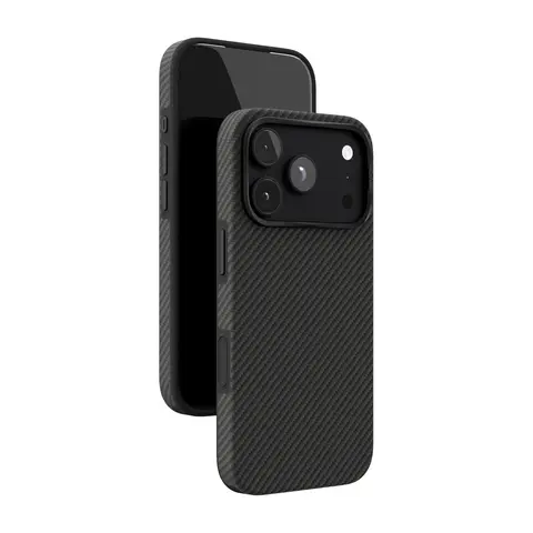 Чехол VLP iPhone 18 Pro Kevlar Hybrid Case с MagSafe черный