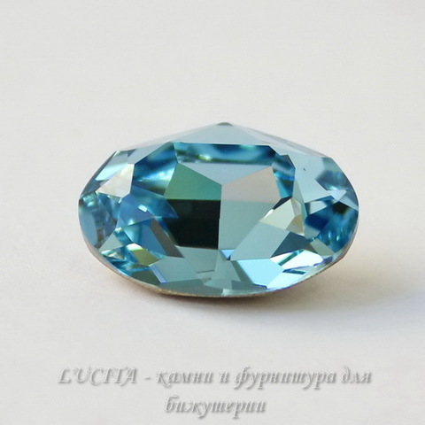 4120 Ювелирные стразы Сваровски Aquamarine (18х13 мм) ()