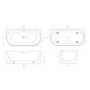 BelBagno BB713-1700-800 Акриловая ванна, 170x80, цвет: белый