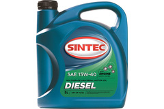 Масло SINTEC Супер SAE 10W-40 API SG/CD канистра 5л/Motor oil 5liter can