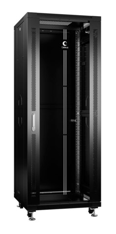 Шкаф напольный 19-дюймовый, 37U SH-05C-37U60/60-BK (8559c)