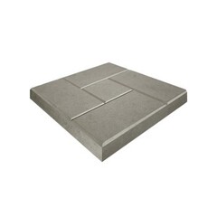Плитка тротуарная Кирпичик калифорния серая 300х300х30 мм