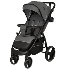Коляска прогулочная Indigo Epica XL (тёмно-серый)