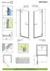 Radaway Arta DWJ I 386071-03-01R Дверь душевая в нишу