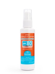 Floresan Солнцезащитная серия BEAUTY SUN Крем МАКСИМАЛЬНАЯ ЗАЩИТА SPF 80, 75мл (Ф-284)