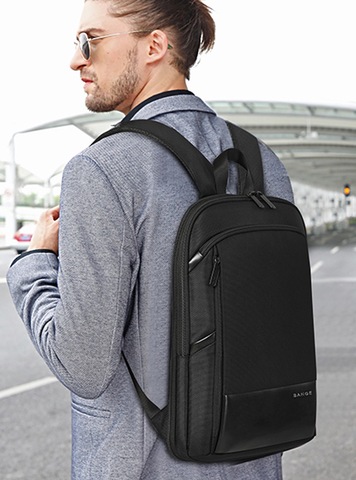 Картинка рюкзак городской Bange BG-77115S Grey - 12