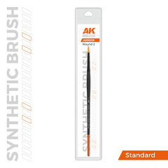 Кисточка AK Interactive Synthetic Brush Round 2