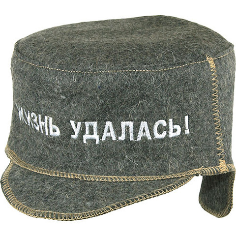 Кепка войлочная для бани - 3