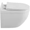 BelBagno Senso-Tor BB017CH-TOR/SC Унитаз подвесной безободковый, с системой смыва "Торнадо"и сиденьем soft close, цвет: белый