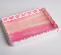 Коробка для кондитерских изделий «Love is in the air» (Любовь витает в воздухе), 22 × 15 × 3 см