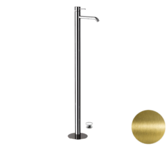Remer X Style X18VO Смеситель для раковины напольный с донным клапаном, цвет: бронза фото