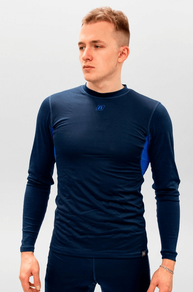 Термобелье рубашка с ветрозащитой Noname Arctos WS 24 UX navy