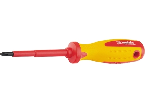Отвертка MATRIX insulated Ph0х75мм до 1000в CrMo