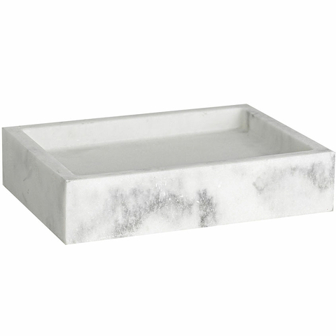 WasserKRAFT Kammel K-9129 Мыльница, цвет: белый мрамор