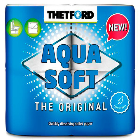 Туалетная бумага Aqua Soft Туалетная бумага Aqua Soft