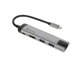 Многопортовый разветвитель Verbatim USB-C 2x USB / HDMI / RJ45