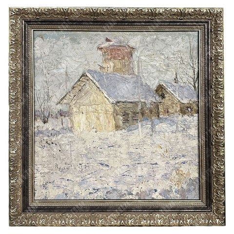 Грабарь Игорь Эммануилович (по подписи). Зима. Холст, масло, 1908