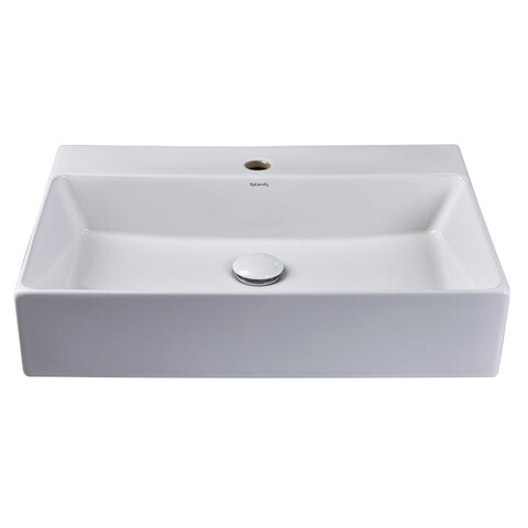 Splendy Memory ME10560T1NW Раковина шгв 600*450*130, отверстия для смесителя-1, цвет-белый