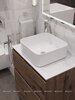 Aquanet 345678 Тумба с раковиной Алвита new 70 (Flat) напольная 2 ящ. цв.дуб веллингтон табак (345678)