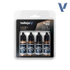Vallejo True Metallic Metal - набор Rusty Metal