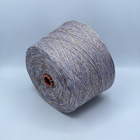 Авторская смотка, 248м, Лен, Полиэстер(пайетка), Хлопок, Мультиколор, 41198