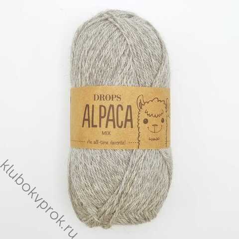 DROPS ALPACA MIX 0501, Светлый серый меланж