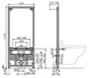 Alcaplast A105/1200 Инсталляция для биде
