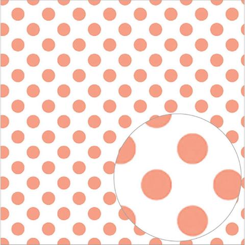 Ацетатный лист  30 х30 см - Bazzill Printed Acetate Dots Sheets  - Roselle