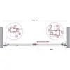 BelBagno Luce LUCE-VF-11-100/145-C-CR Душевая шторка на ванну, цвет: хром