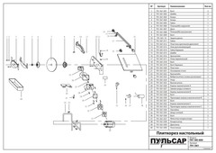 Плиткорез настольный ПУЛЬСАР ПН 180-600 (600Вт, диск 180x22.23мм, стол 330x360мм, пропил 34 мм, 7,5кг) 791-561