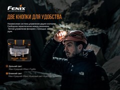 Фонарь налобный Fenix HP16R 1250lm аккумуляторный