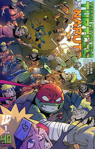Teenage Mutant Ninja Turtles x Naruto #1 (Cover F)