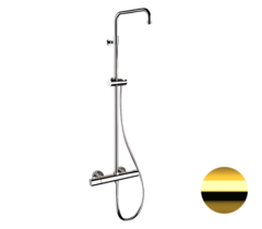 Remer Elegance EQ32ASSDDO Душевая система термостатическая, цвет: золото фото