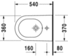 Duravit Starck 2 2271150000 Биде подвесное