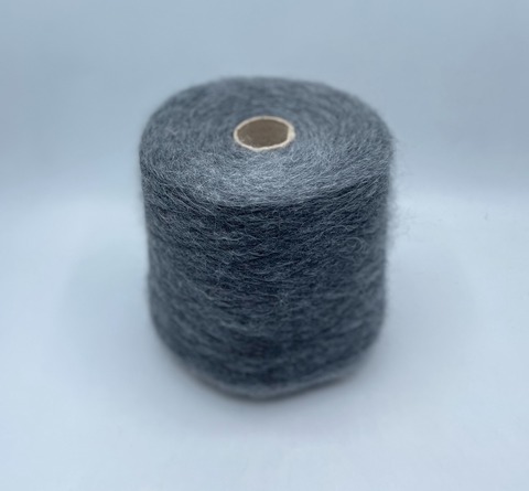 Mister Joe (пр.Италия),art-Preston 1000м/100гр, 35% Мохер, 35% Альпака 30% Полиамид, цвет-Графит,меланж(133/698), арт-36401