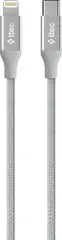 Кабель TTEC AlumiCable Type-C - Lightning Fast Charging Cable, 150 см, серебряный