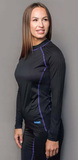 Терморубашка с ветрозащитой Nordski Active WS Black женская
