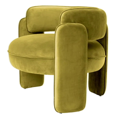 КРЕСЛО CHAPLIN, Savona vintage green velvet