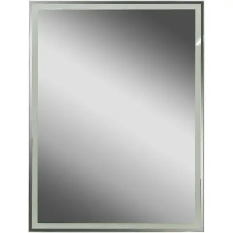 Art&Max AM-TEC-600-800-1D-DS-F-NERO Зеркало-шкаф с подсветкой