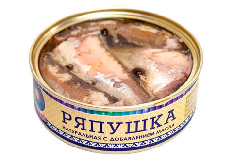 Ряпушка натуральная в масле, 240г