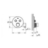 GROHE Grohtherm SmartControl 29120000 Термостат для душа встраиваемый на 2 потребителя