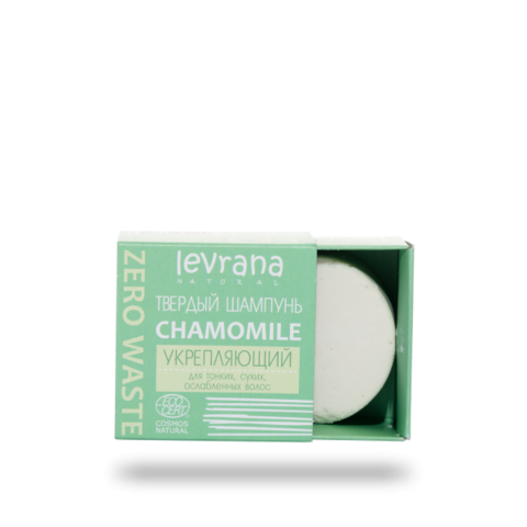 Levrana Твердый шампунь «Сhamomile укрепляющий», 50 г ECOCERT COSMOS NATURAL