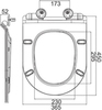 BelBagno Ancona BB2011SC Сиденье дюропластовое с быстросъёмными петлями, механизмом Soft Close, цвет: белый