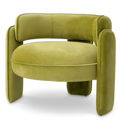 Фото: КРЕСЛО CHAPLIN, Savona vintage green velvet - основной вид