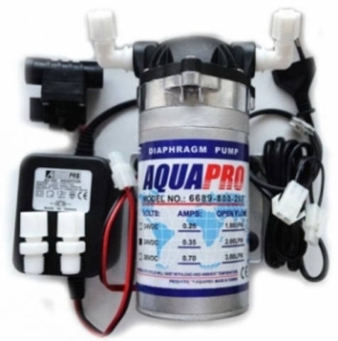 PMAP6689-24V (24V бустерный насос с блоком питания 0.35A) (100GPD)