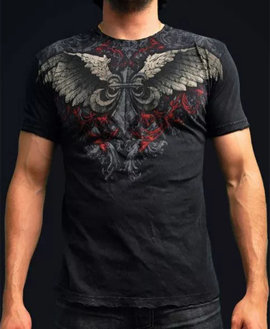 Affliction | Футболка мужская HEADSTONE TEE A1102 перед